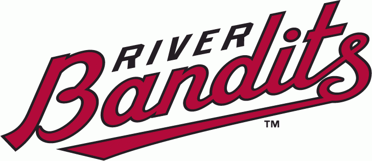 Quad Cities River Bandits 2008-Pres Wordmark Logo vinyl decal